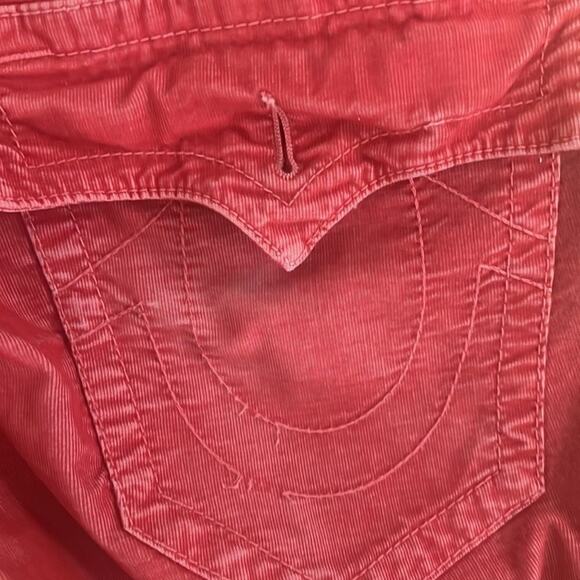 TRUE RELIGION RICKY RELAX STRAIGHT CORDUROY JEANS SIZE 29 - Picture 4 of 8